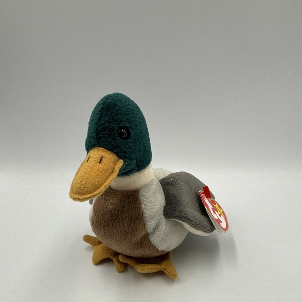 Ty Beanie Baby Babies "Jake" the Mallard Duck w/ Tag 1998